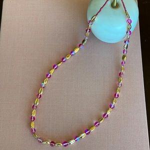 Aurora Borealis Glass- Matching earrings in closet